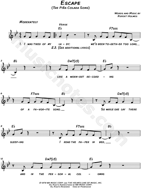 Escape (The Piña Colada Song)