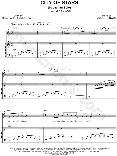 City of Stars [Sebastian Solo]