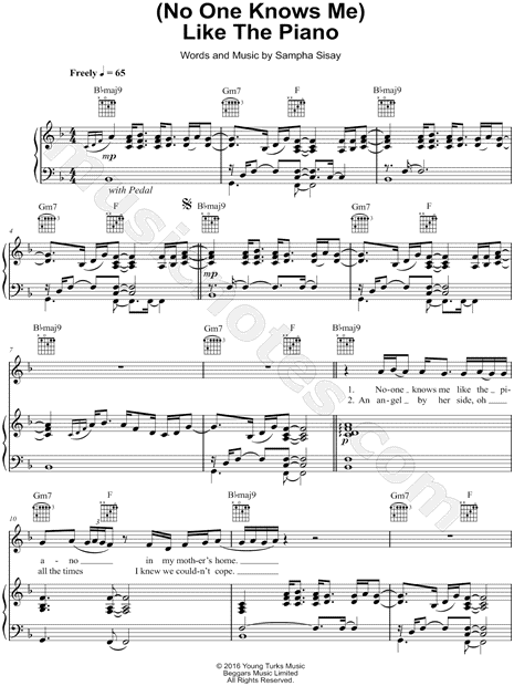 (No One Knows Me) Like the Piano