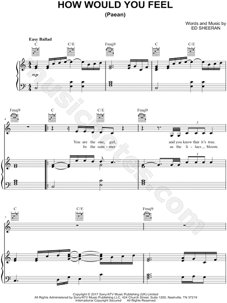 How Would You Feel (Paean)