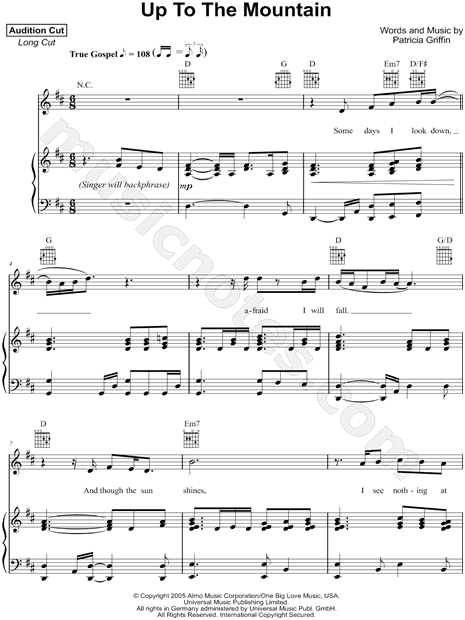 Up to the Mountain (MLK Song)