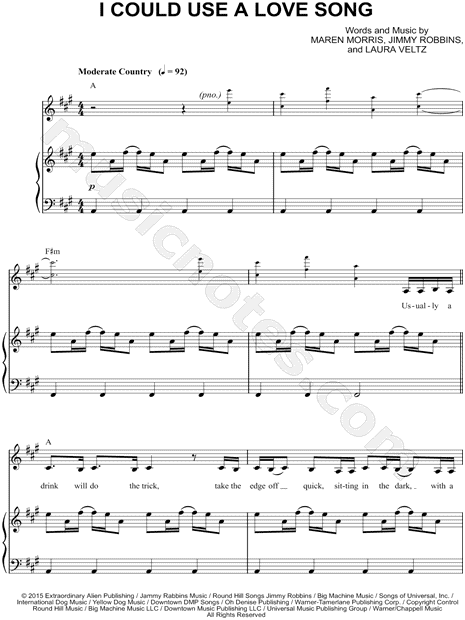 I Could Use a Love Song