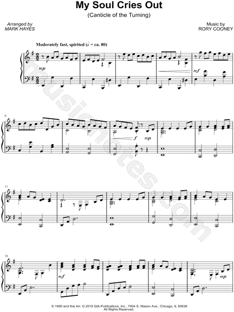 My Soul Cries Out (Canticle of the Turning)