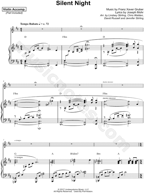 Silent Night - Violin, Viola & Cello