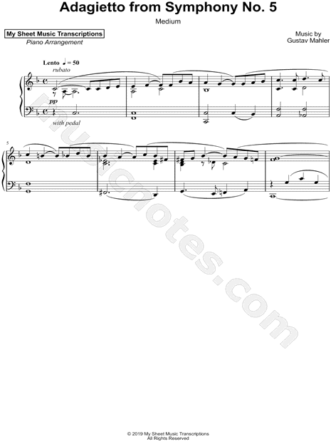 Adagietto from Symphony No. 5 [medium]