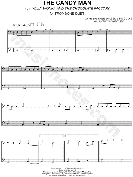 The Candy Man - Trombone Duet