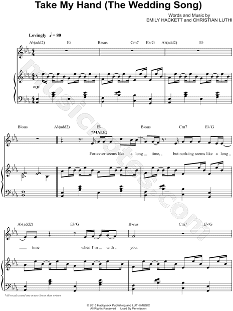 Take My Hand (The Wedding Song)