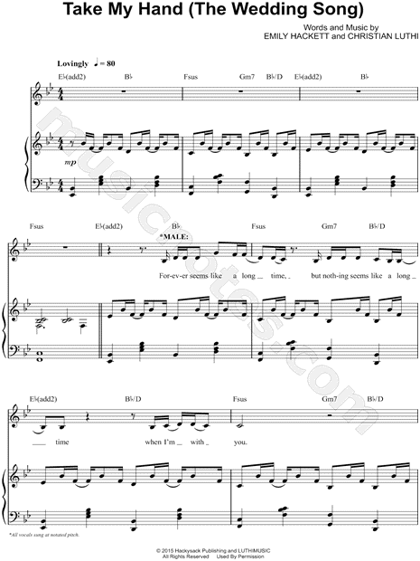Take My Hand (The Wedding Song)