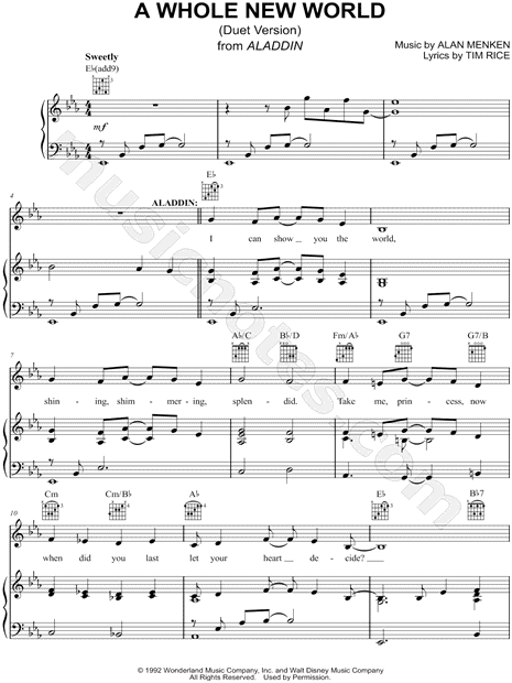 A Whole New World (Duet Version)