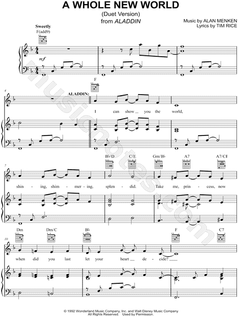 A Whole New World (Duet Version)