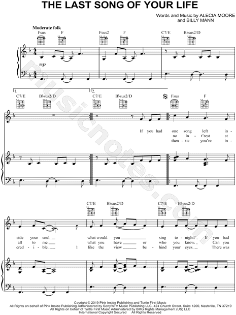 The Last Song of Your Life