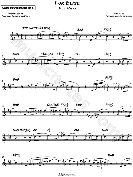 Für Elise (Jazz Waltz)
