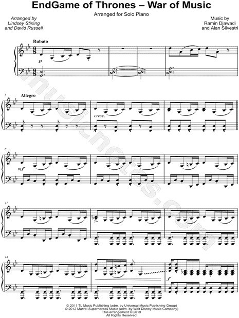 EndGame of Thrones - War of Music