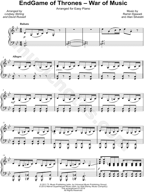 EndGame of Thrones - War of Music