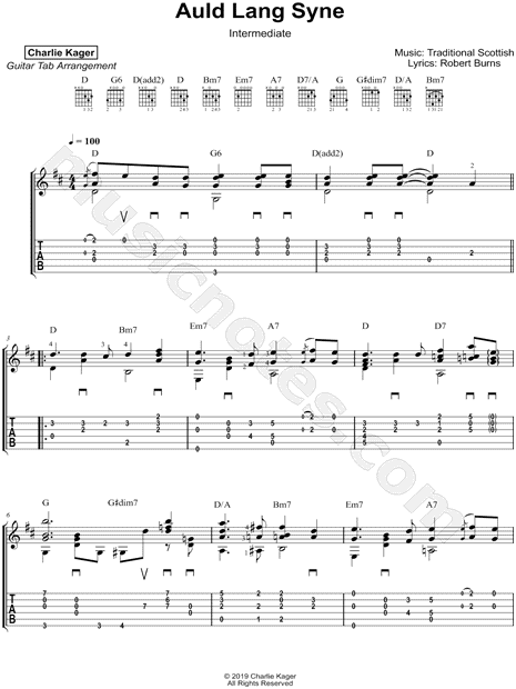 Auld Lang Syne [intermediate]