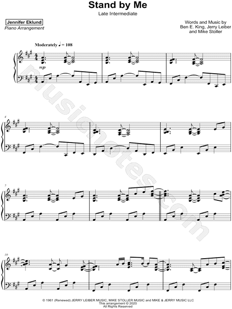 Stand by Me [late intermediate]
