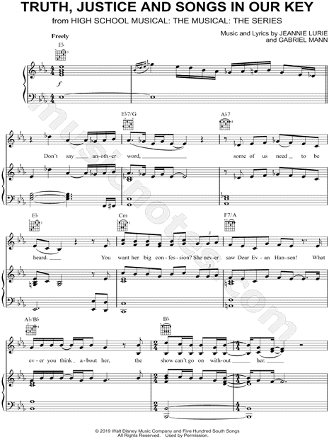 Truth, Justice and Songs in Our Key
