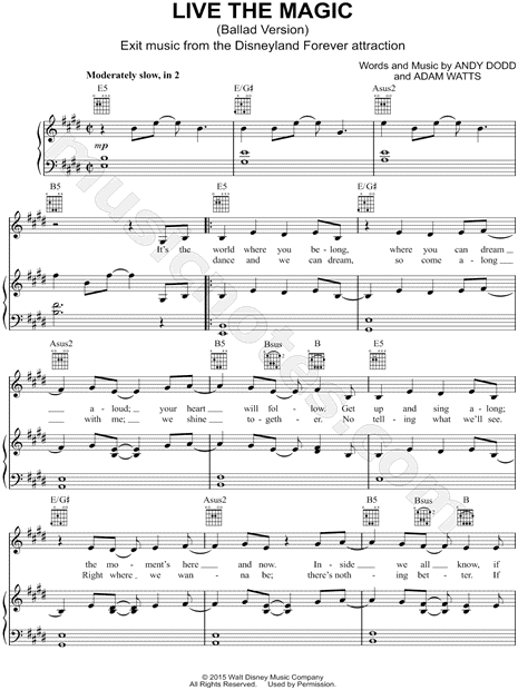 Live the Magic (Ballad Version)