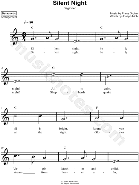 Silent Night [beginner]