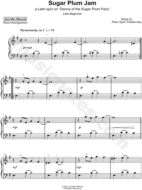Sugar Plum Jam [late beginner]