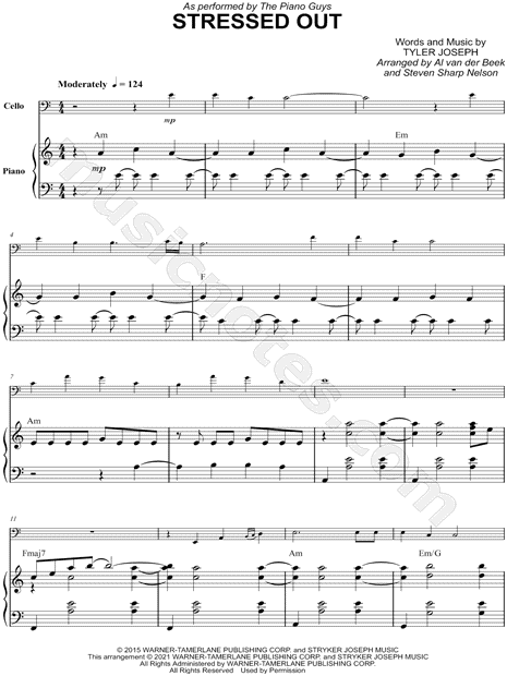 Stressed Out - Cello & Piano
