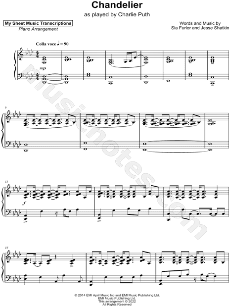 Chandelier (Charlie Puth)