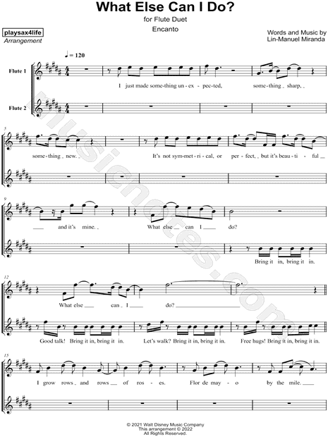 What Else Can I Do? - Alto Saxophone Duet