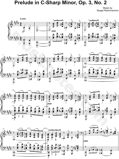 Prelude in C# Minor, Op.3, No.2