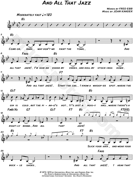 And All That Jazz
