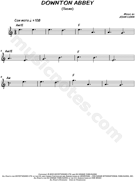 Downton Abbey Theme