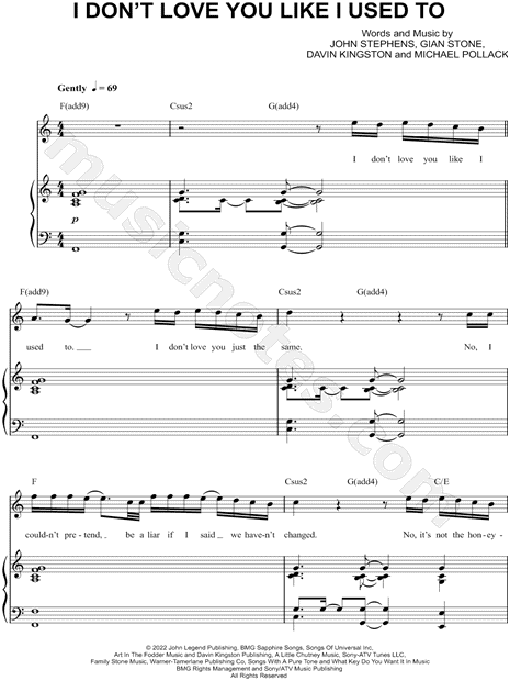 I Don’t Love You Like I Used To
