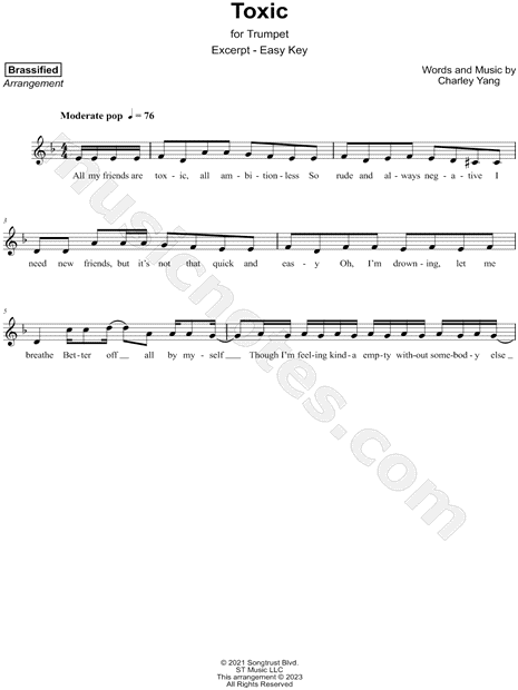 Toxic [excerpt - easy]