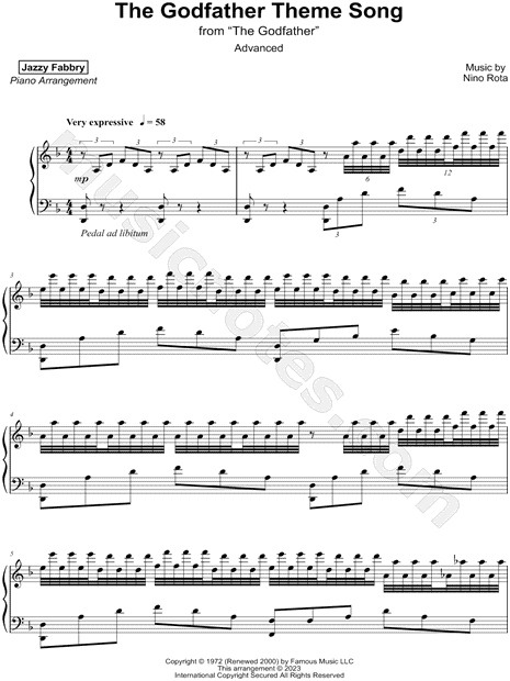The Godfather Theme [advanced]