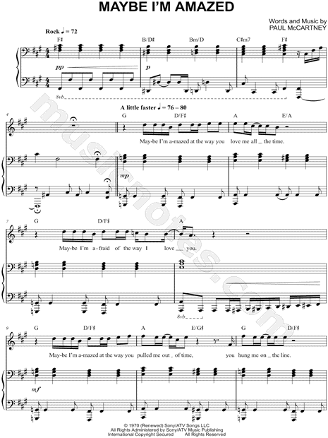 Maybe I'm Amazed - Paul McCartney