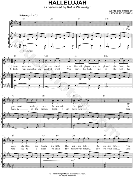 Hallelujah - Rufus Wainwright