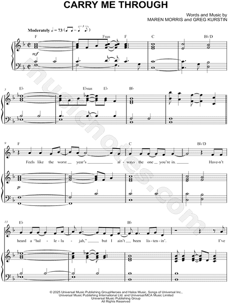 carry me through - Maren Morris