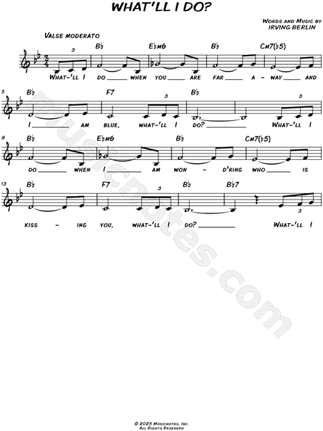 What'll I Do? [chorus only]