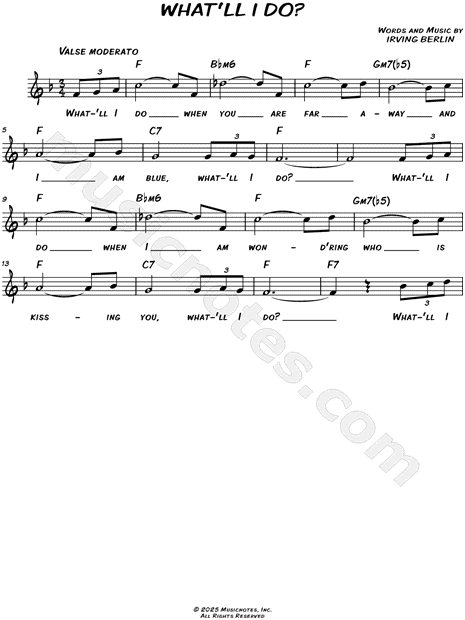 What'll I Do? [chorus only]