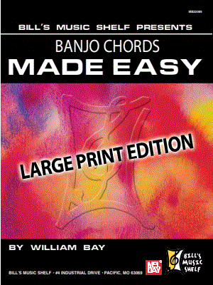 Banjo Chords Made Easy, Large Print Edition