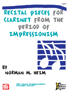 Recital Pieces for Clarinet from the Period of Impressionism