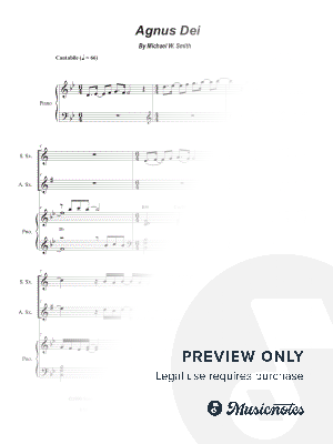 Agnus Dei (Duet for Soprano and Alto Saxophone)