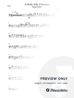 A Holly Jolly Christmas - ADVANCED TUBA - Michael Bublé