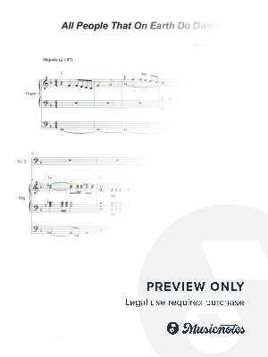 All People That On Earth Do Dwell (Old 100) (Cello Duet)