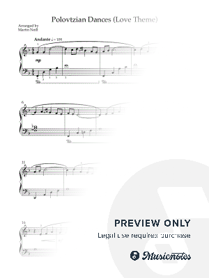 Polovtzian Dances - Love Theme, by Borodin