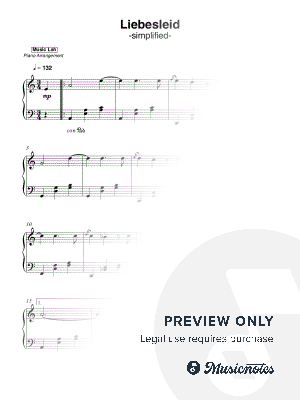 Fritz Kreisler -  Liebeslied (Love's Sorrow) [simplified]