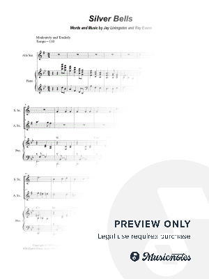 Silver Bells (Duet for Soprano and Alto Saxophone)
