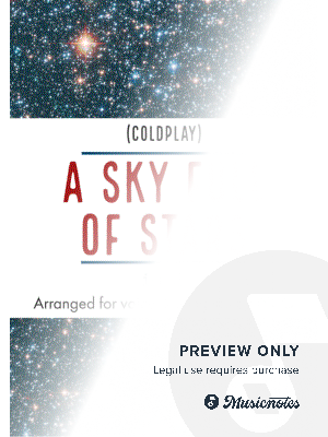 A Sky Full of Stars - for voice & string trio (in E)