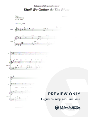 Shall We Gather At The River (2-part choir - (TB)