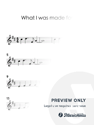 What Was I Made For? (EASY VIOLIN WITH TUTORIAL VIDEO)