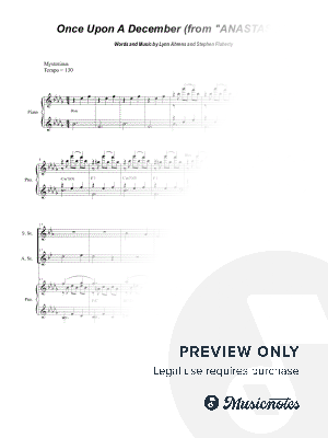Once Upon a December (Duet for Soprano and Alto Saxophone)